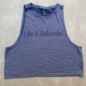 Adorable Aerie Blue/purple Tank Top